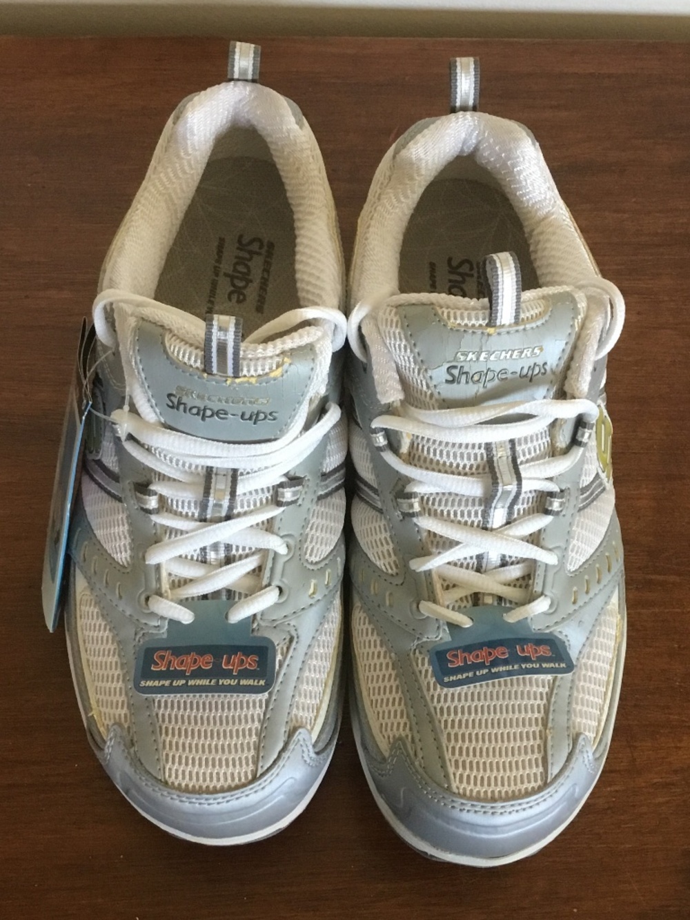 Sketchers Shape Ups Grey/White